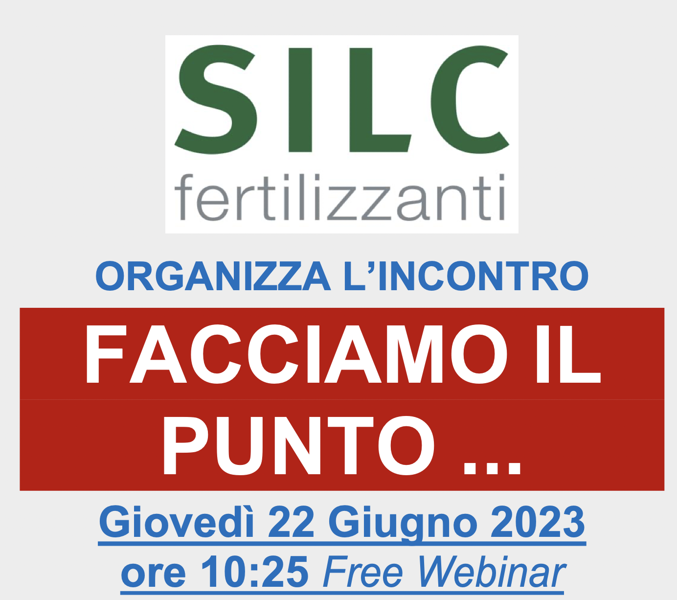 SILC Fertilizzanti: Facciamo il punto…